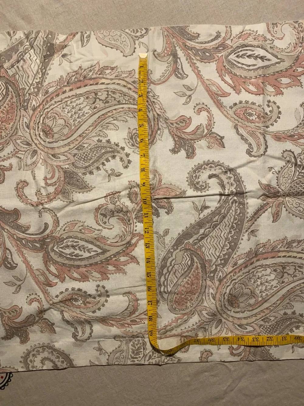 Wamsutta Paisley Euro Cotton Pillow Sham Set – Pair (2) – NWOT